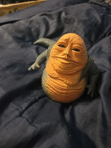 Vintage 1997 Kenner Star Wars Jabba The Hutt Power of the Force POTF 9.5" Figure