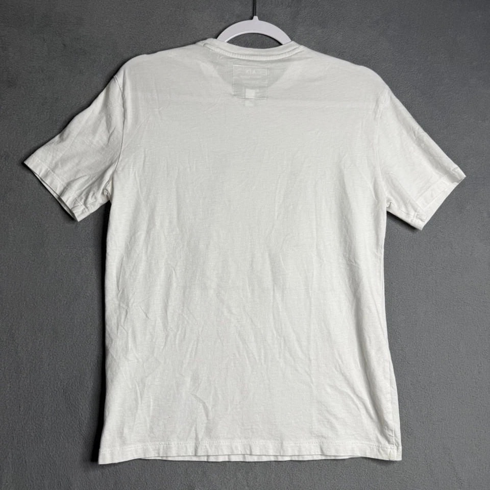 ARMANI EXCHANGE AX Logo Graphic T Shirt White ICON PERIOD Mens XS - Image 4 of 4