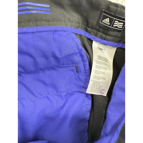 Pantalones de golf Adidas para hombre 34x34 (se adapta a 35x32) gris rendimiento de 3 bandas - Imagen 8 de 9