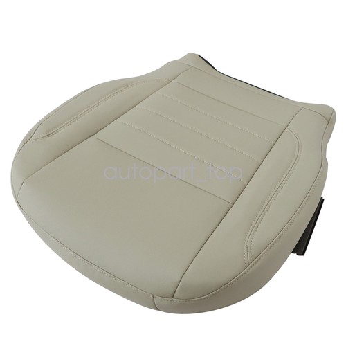 Driver & Passenger Side Bottom Leather Seat Cover Lt Gray For 13-16 Ford Escape - Picture 9 of 18