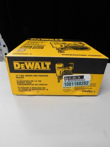 NEW DEWALT COIL SIDING AND FENCING NAILER 15 DEG 2-1/2 IN DW66C-1 - Picture 8 of 8