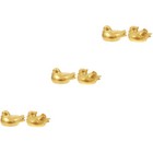 3 Pairs Duck Ornaments Statue Feng Shui Ducks Home Decoration