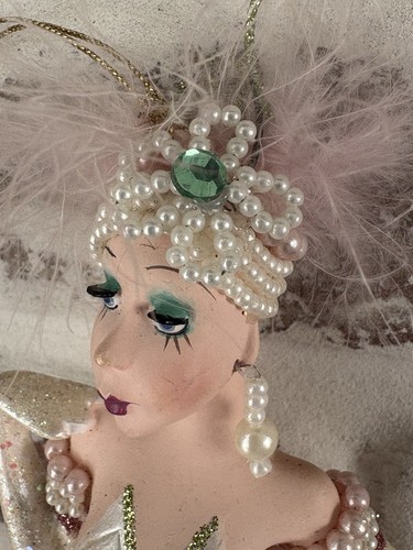 2003 VANTASTIKS Vegas Flapper Showgirl Embellished Ornament Kurt Adler/Van Craig - Picture 3 of 21