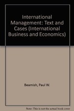 International Management: Text - VERY GOOD
