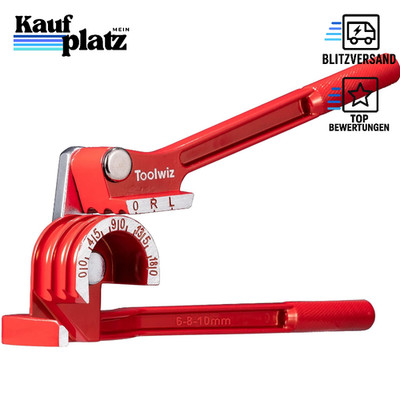 Rohrbiegegerät 3-in-1 Biegewerkzeug 6-10mm 0-180 Grad manuell für Kupferrohr