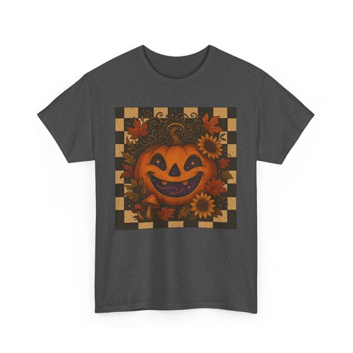 Camiseta Retro Floral Calabaza, Camisa Halloween, Camiseta Gráfica Calabaza Halloween - Imagen 17 de 26