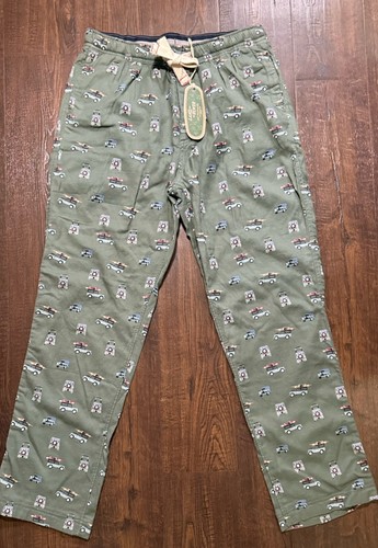 Neu mit Etikett Fat Face x Land Rover Pyjamahose AOP Größe Large