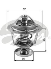 Gates Thermostat + Gaskets & Seals fits Mazda MX-5 1.8 NB i Turbo (TH24782G1)