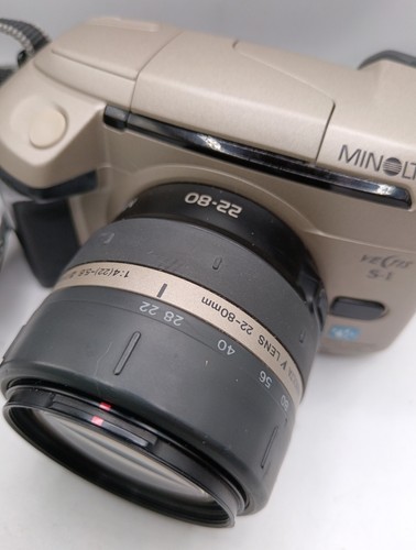 Minolta Vectis S-1 APS Spiegelreflexkamera f5.6 22-80mm Akku getestet - Bild 3 von 7