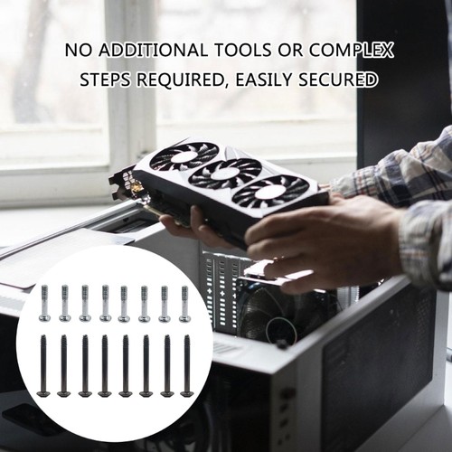 8Pcs Computer Case Cooling Fan Screws Computer Fan Mount 2cm/3cm Screws - Afbeelding 2 van 10