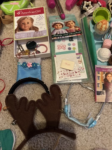 American Girl Kleidung, Hüte, Geldbörsen & zufälliges Set Tonnen von Teilen Mix Match - Bild 8 von 23