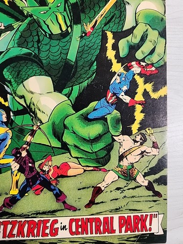 Avengers #45 FN Marvel Comics 1967 Hercules Joins Avengers No Bottom Staple Read - Picture 5 of 16