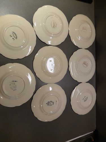 desert rose franciscan 6 3/8 in plate set of 8 - Picture 6 of 10