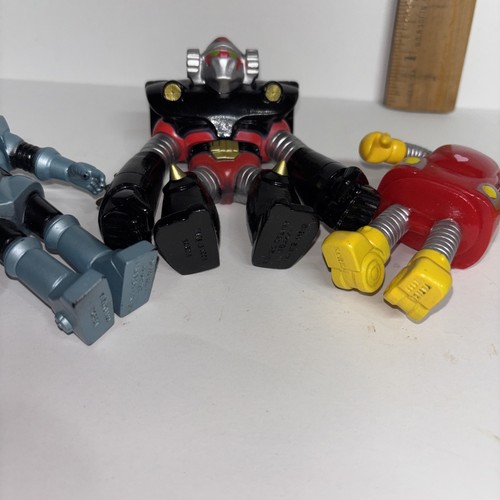 Robocon Sofubi Triple Hero Set Soft Vinyl Figures Sensei Boss Yutaka 1999 Japan - Picture 6 of 6