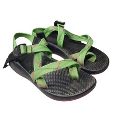 Chaco Womens Z2 Sandals Size 8 Green Hiking Gorpcore Toe Loop Water Trail Yampa