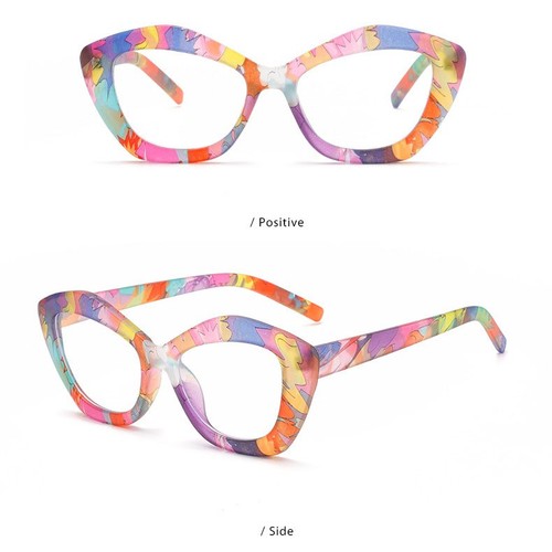 Gafas de lectura con marco ovalado anti luz azul lentes transparentes gafas persbicias para mujeres - Imagen 7 de 16