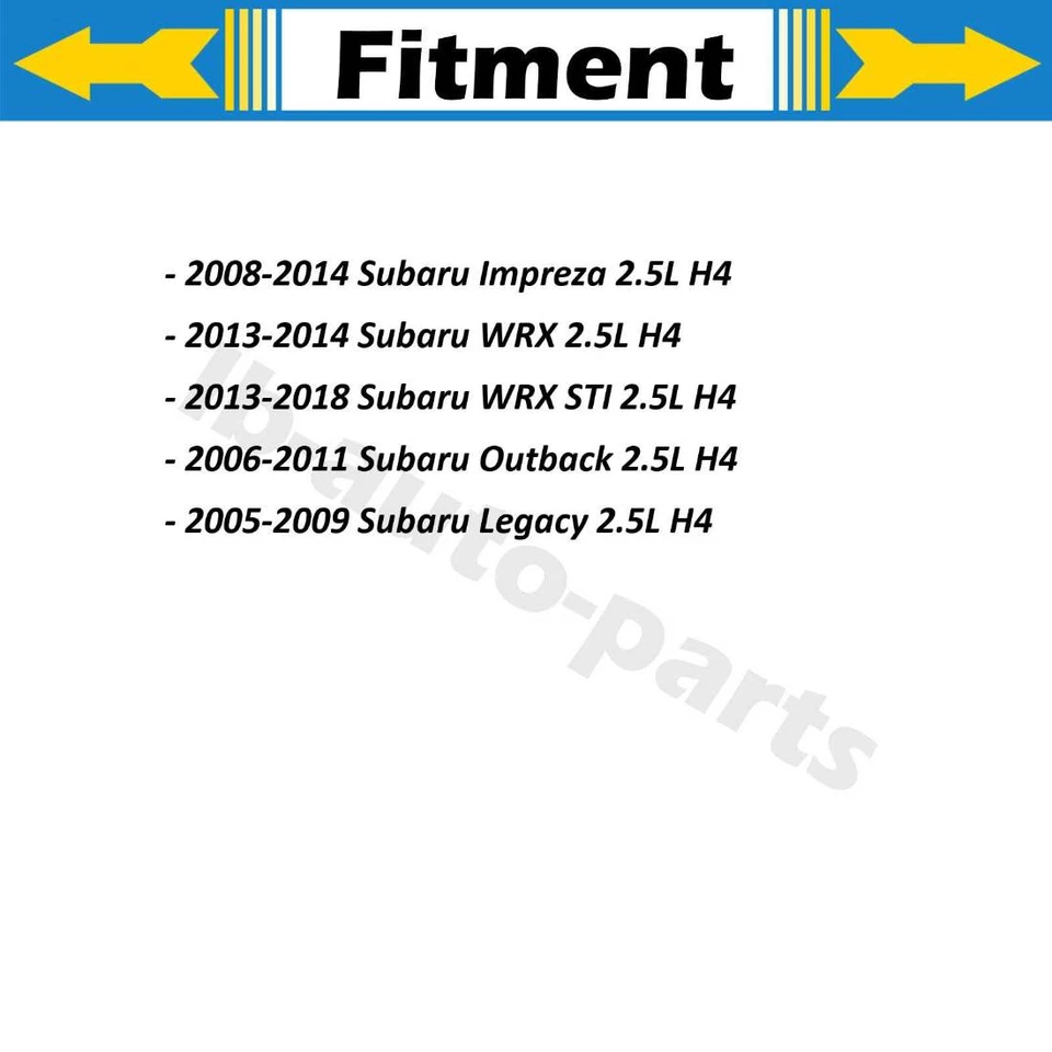 2X Portões de Mangueira de Líquido de Refrigerante de Radiador Superior Inferior para Subaru Impreza 2008-2014 - Imagem 2 de 4