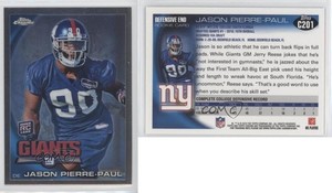 2010 Topps Chrome Jason Pierre-Paul #C201 Rookie RC