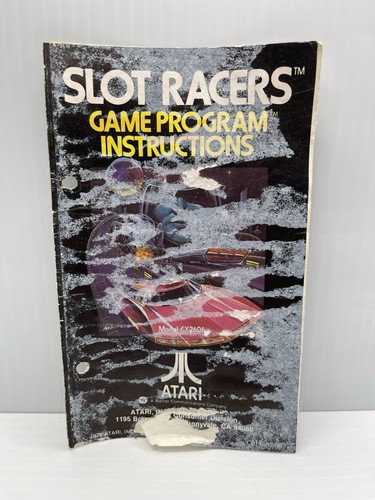 Slot Racers (Atari 2600, 1978) Game Program Cartridge Tested Cleaned CX-2606 - Picture 5 of 7