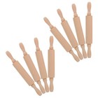  8pcs Wooden Rolling Pins: Small Pastry Roller - Nonstick Dough Tools for Kids