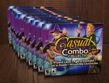 Video Game PC Wholesale Lot of 12 Casual Combo Collection NEW SEALED Jewel