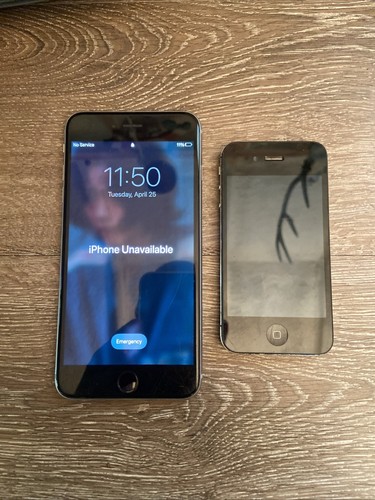 Apple iPhone 6s argento modello A1634 e iPhone 4 A1387 - per parti di ricambio