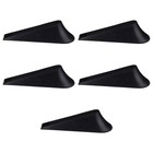 5pcs Door Stop Wedges Black Rubber Door Stoppers Home Office door wedge for home