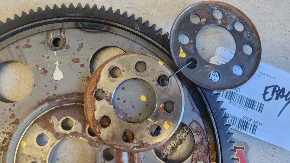 Volante de inercia placa flexible transmisión automática Toyota Camry Celica MR2 RAV Solara I4 87-01 Foto 4 de 4