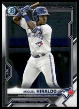2021 Bowman Draft #BDC-98 Miguel Hiraldo Chrome