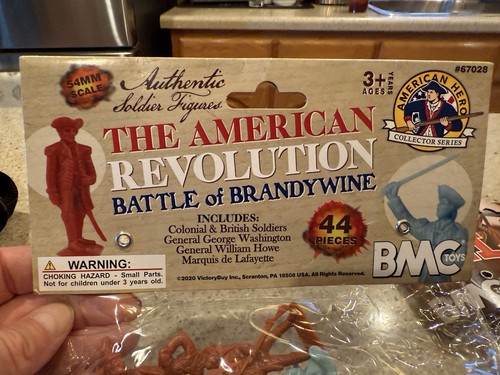 BMC “Revolutionary War Of Brandywine" 54mm 44pcs #67028 & Alamo 37pcs #40022 - Picture 4 of 24