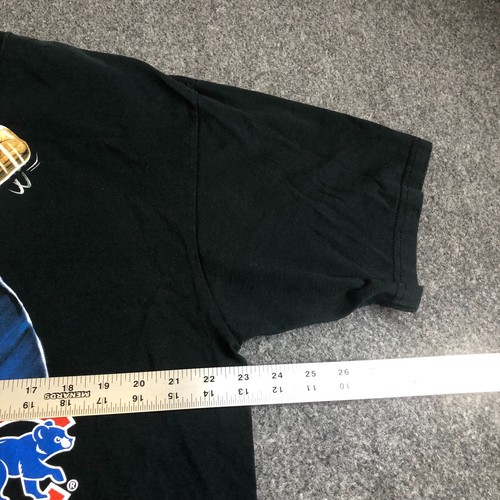 Camicia da baseball vintage 2004 Chicago Cubs uomo extra large vintage orso nero - Foto 6 di 8
