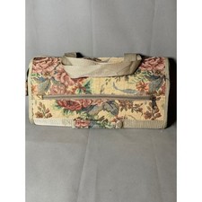 VTG Floral Tapestry Rolling Shopping Cart Bag Lightweight Carryall Granmacore
