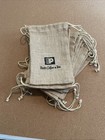 Set of 16 Peet's Coffee & Tea Burlap Gift Bags – 6.5x11” – Rustic Drawstring Bag