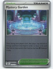Mystery Garden #122/132 Reverse Holo Pokemon Card ME01: Mega Evolution