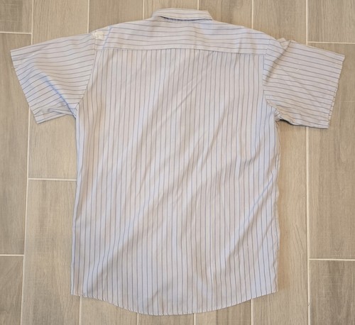 Vintage 80s Work Wear Corporation Hemd Herren Large Button Up USA Hickory "FRED" - Bild 2 von 17