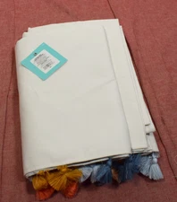 Pillowfort 42"x 63" Tassel Kids' Blackout Window Curtain Panel White*