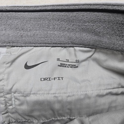 Pantalones Cortos de Golf Nike Elastizados Gris Ajuste Estándar Rendimiento Dri-Fit Adulto Hombre 38 - Imagen 2 de 7