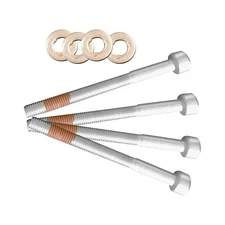 4x Fuel Injector Bolt and Washer Seal Set A6110170060 Easy