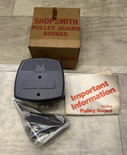 ShopSmith 505665/91010 Riemenscheibenschutz für Mark V Holzbearbeitungsmaschine Magna Neu! - Bild 2 von 6