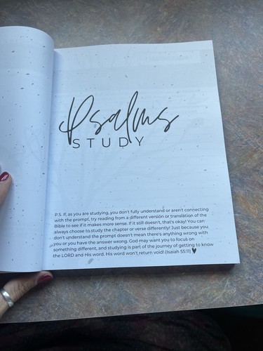 Complete Psalms Bible Study Guide Journal Workbook by Lisa Hamilton - Free Ship - Picture 12 of 16