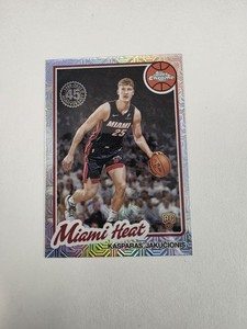 2025-26 Topps 1980-81 Chrome Mojo #TC-KJ KASPARAS JAKUCIONIS RC Heat 35th Silver