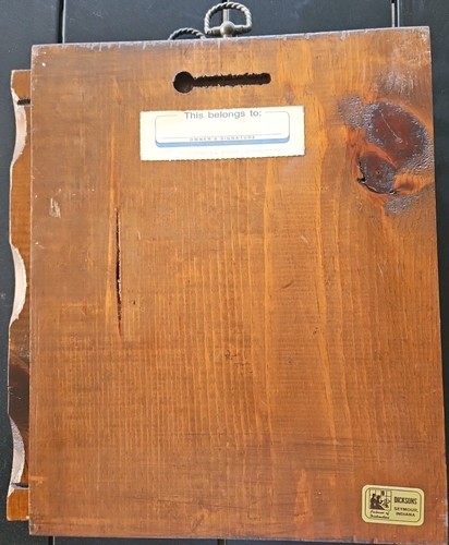 2 Vintage Dicksons Plaketten. Holz mit Land Scheune Szenen & Bibelverse. - Bild 4 von 8