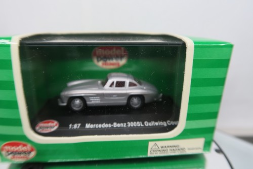 MODEL POWER 1/87 HO SCALE MERCEDES BENZ 300SL GULL WING COUPE! NEAR MINT IN BOX! - Picture 2 of 11