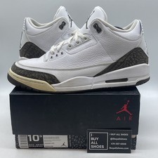 Size 10.5 - Air Jordan 3 Retro 2018 Mocha Brown White Suede (136064-122)