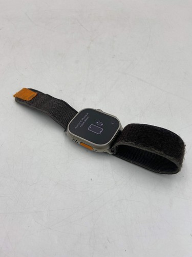 Bracelet nylon gris titane naturel Apple Watch Ultra 49 mm débloqué - Photo 4 sur 7
