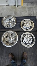 Chrome Metal Hubcaps For 17 Inch Rims