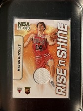 2025 Hoops Matas Buzelis Rise N Shine Patch Chicago Bulls Rookie