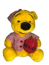 Jumbo 23" Winnie The Pooh With Honey Pot Night Shirt Cap Plush Stuffed Animal
