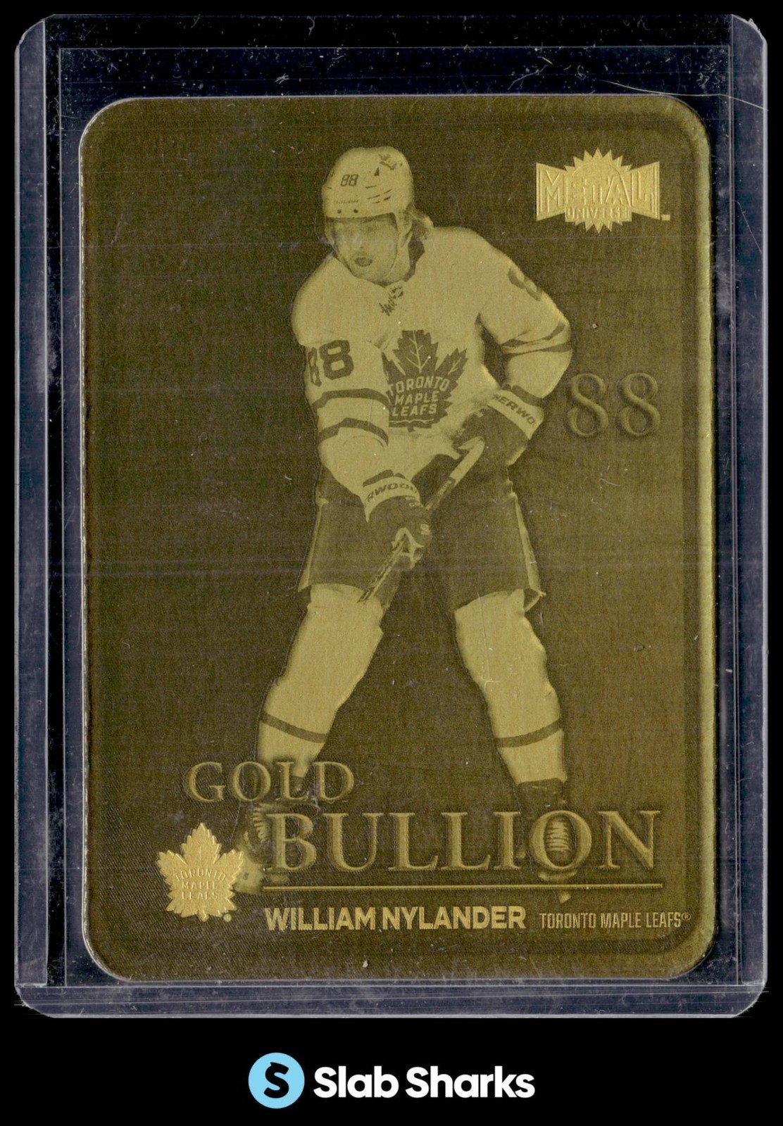 2024 UPPER DECK SKYBOX METAL UNIVERSE #GB-11 WILLIAM NYLANDER GOLD BULLION