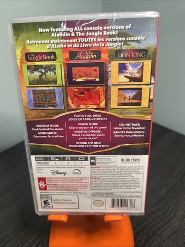 Disney Classic Games Collection (Nintendo Switch, 2021) TOTALMENTE NUEVO - PRECINTADO - Imagen 2 de 3